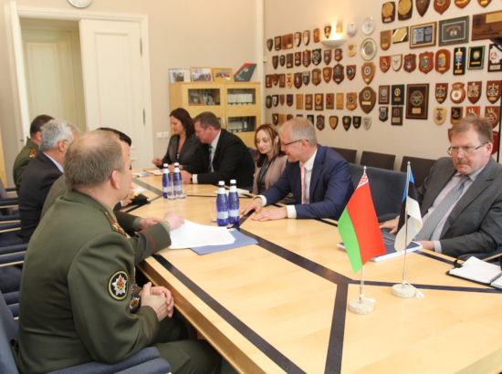Kohtumine Valgevene kaitseministeeriumi delegatsiooniga