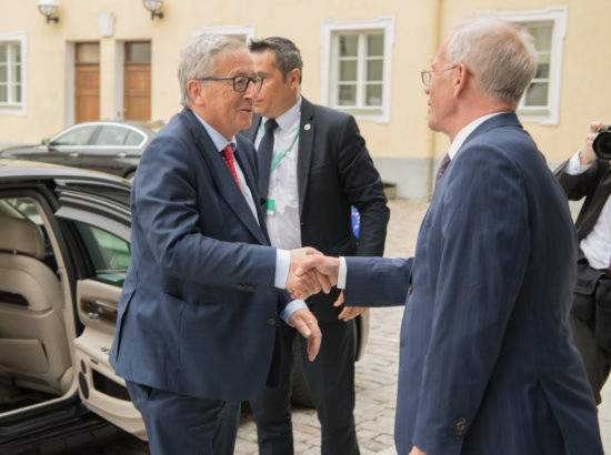 Euroopa Komisjoni president Jean-Claude Juncker ja Riigikogu esimees Eiki Nestor