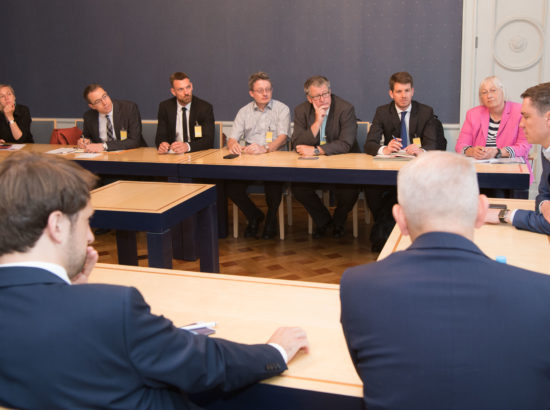 Riigikogu aseesimees Taavi Rõivas kohtus Saksamaa ja Austria vanemametnike delegatsiooniga