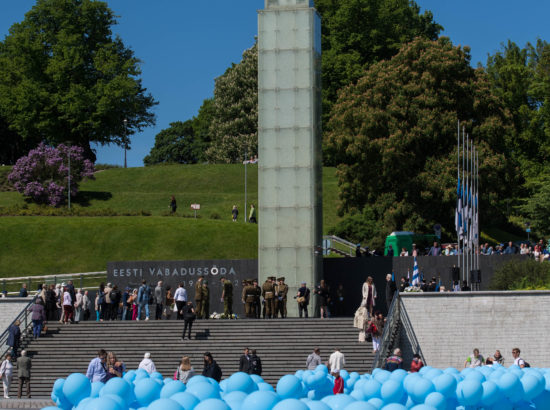 Juuniküüditamise mälestustseremoonia Vabaduse väljakul