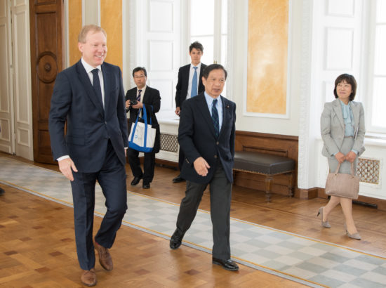 Väliskomisjoni esimees Marko Mihkelson kohtub Jaapani Esindajatekoja väliskomisjoni esimehe Norio Mitsuyaga