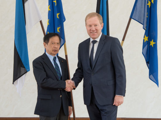Väliskomisjoni esimees Marko Mihkelson kohtub Jaapani Esindajatekoja väliskomisjoni esimehe Norio Mitsuyaga