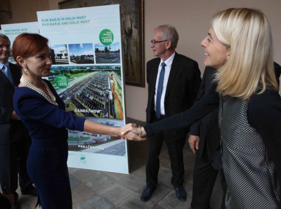 Riigikogu esimees Eiki Nestor kohtus Ljubljana linnapeaga
