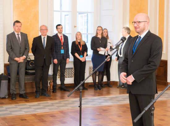 Riigikogu esimees Eiki Nestor avas Euroopa Liidu Kõrgemate Kohtute Presidentide Ühenduse konverentsi