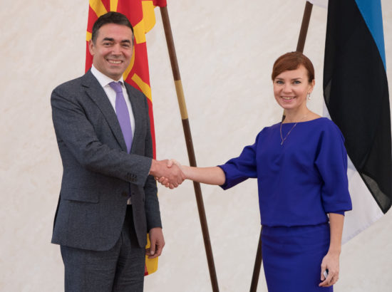 Väliskomisjoni aseesimees Keit Pentus-Rosimannus kohtus Makedoonia välisministri Nikola Dimitroviga
