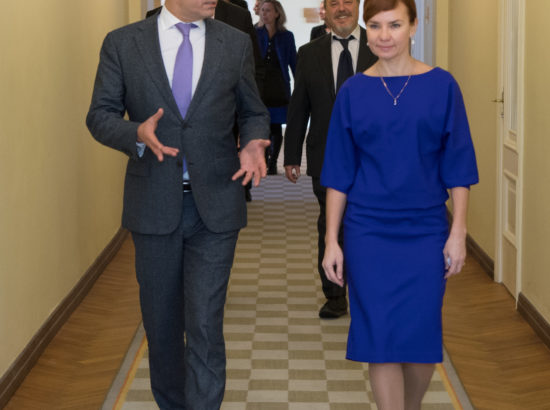 Väliskomisjoni aseesimees Keit Pentus-Rosimannus kohtus Makedoonia välisministri Nikola Dimitroviga