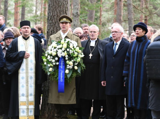 Kenotaafi avamine Metsakalmistul