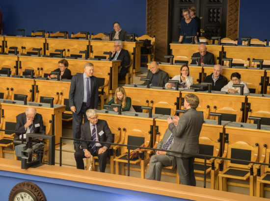 Riigikogu liige Marianne Mikko kohtub Euroopa Parlamendi endiste liikmete ühenduse delegatsiooniga