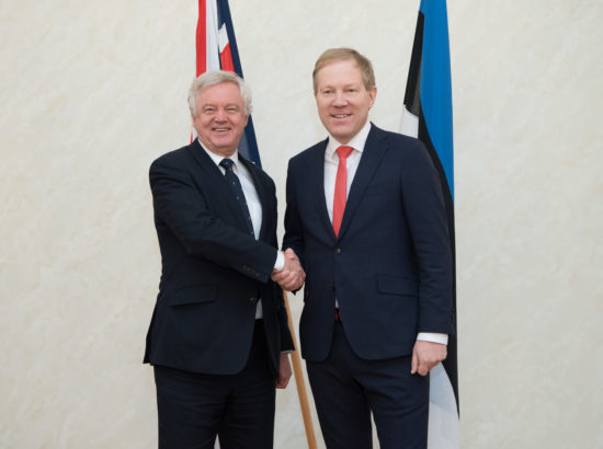 Väliskomisjoni esimees Marko Mihkelson kohtus Ühendkuningriigi Euroopa Liidust lahkumise ministri David Davisega