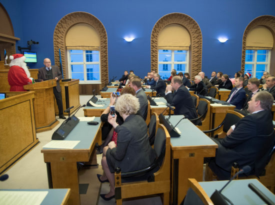 Täiskogu istung, jõuluvana külaskäik