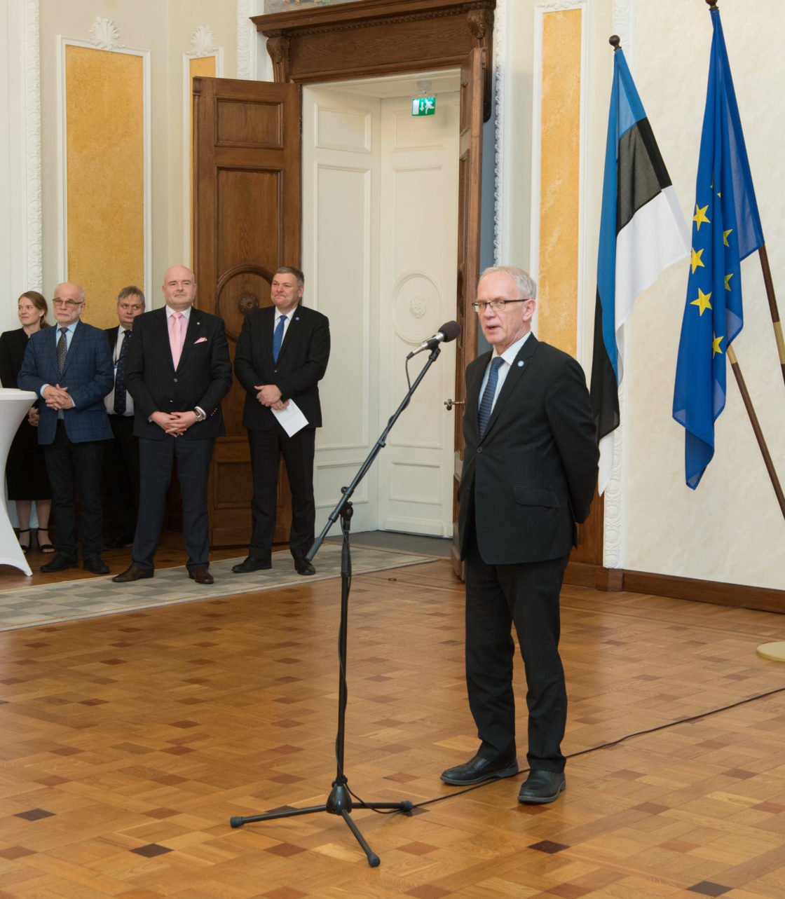 Riigikogu esimees tervitas külalisi Eesti kodanikuühiskonna arengukontseptiooni rakendamine (EKAK) vastuvõtul