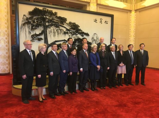 Eesti, Läti, Leedu, Soome, Rootsi, Norra ja Islandi parlamentide esimehed kohtuvad Hiina presidendi Xi Jinpingiga