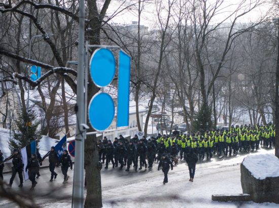 Riigikogu aseesimees Enn Eesmaa osales EV100 raames toimuval Politsei- ja Piirivalveameti Põhja prefektuuri pidulikul rivistusel Kuberneri aias