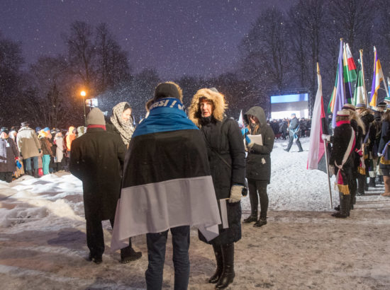 Eesti Vabariigi 100. aastapäeva lipuheiskamise tseremoonia