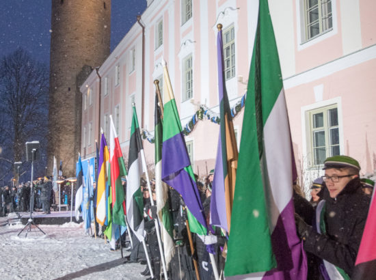 Eesti Vabariigi 100. aastapäeva lipuheiskamise tseremoonia