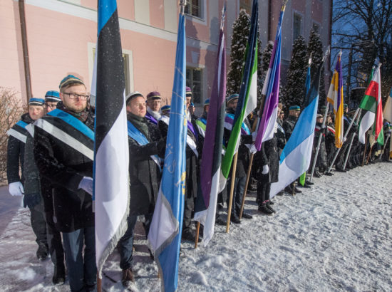 Eesti Vabariigi 100. aastapäeva lipuheiskamise tseremoonia