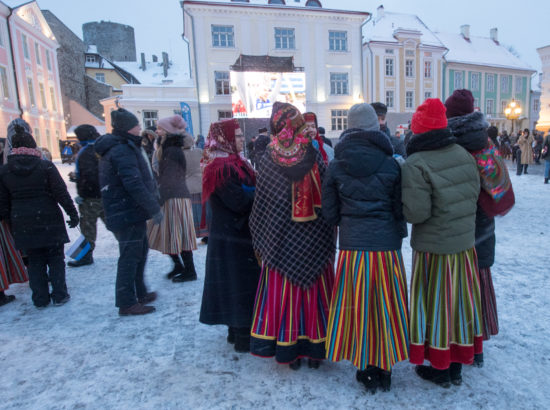 Eesti Vabariigi 100. aastapäeva lipuheiskamise tseremoonia