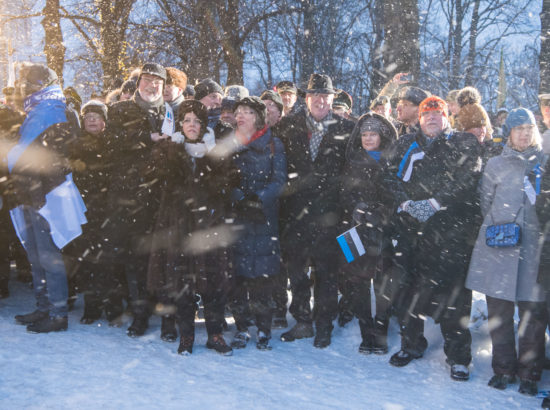 Eesti Vabariigi 100. aastapäeva lipuheiskamise tseremoonia