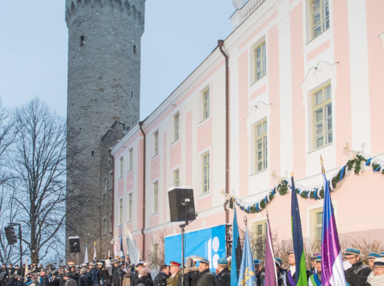 Eesti Vabariigi 100. aastapäeva lipuheiskamise tseremoonia