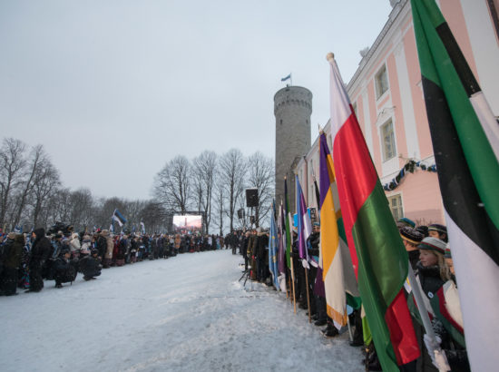 Eesti Vabariigi 100. aastapäeva lipuheiskamise tseremoonia