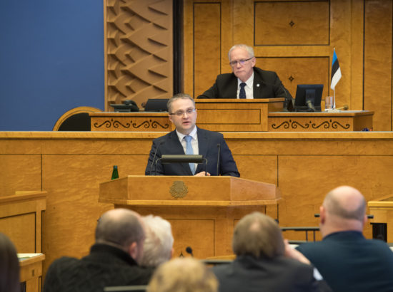 Täiskogu istung, Janar Holmi nimetamine riigikontrolöri ametisse