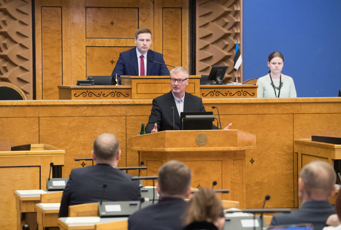 Täiskogu istung, olulise tähtsusega riikliku küsimuse „Eesti keel kui riiklik taristu“ arutelu