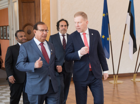 Väliskomisjoni esimees Marko Mihkelson kohtus Araabia Ühendemiraatide suursaadiku Sultan Rashid AlKaitoobi juhitava Dubai Expo 2020 kõrgetasemelise delegatsiooniga
