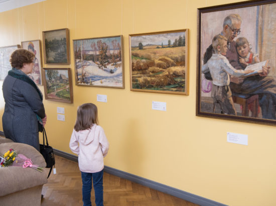 Kunstnik Viktor Leškinile pühendatud näituse „Igavesed on muutused“ avamine