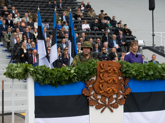 Riigikogu esimees Eiki Nestor osales võidupühaga seotud sündmustel Tallinnas