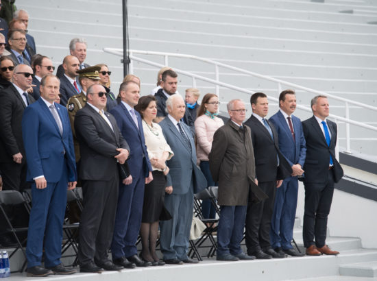Riigikogu esimees Eiki Nestor osales võidupühaga seotud sündmustel Tallinnas