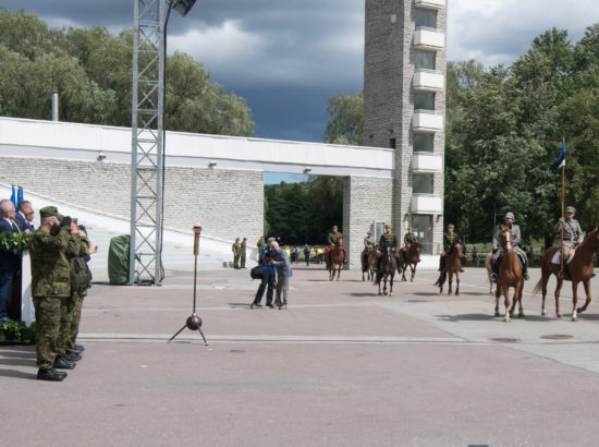 Riigikogu esimees Eiki Nestor osales võidupühaga seotud sündmustel Tallinnas