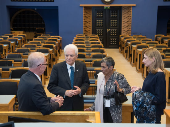 Kohtumine Itaalia presidendi Sergio Mattarellaga