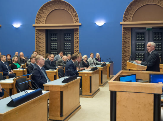 Riigikogu sügisistungjärgu avaistung, 10. september 2018