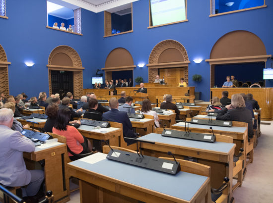 Riigikogu sügisistungjärgu avaistung, 10. september 2018