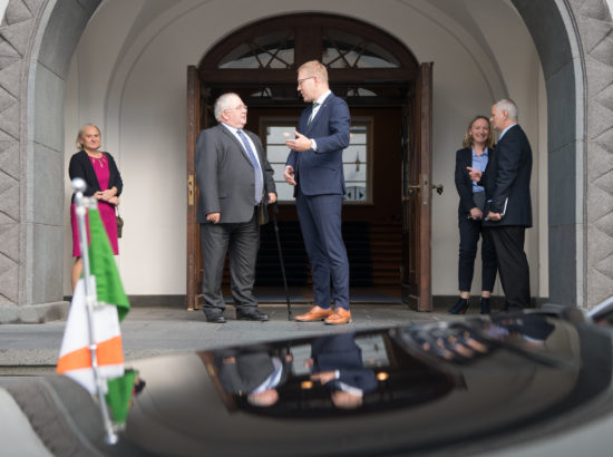 Kohtumine Iirimaa parlamendi alamkoja esimehe Seán Ó Fearghaíliga