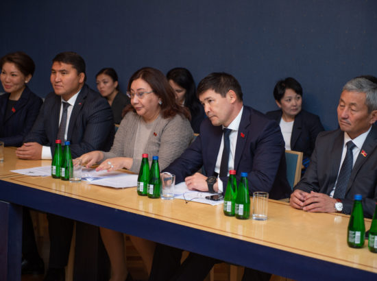 Kohtumised Kõrgõzstani parlamendi esimehe Dastanbek Dzhumabekoviga