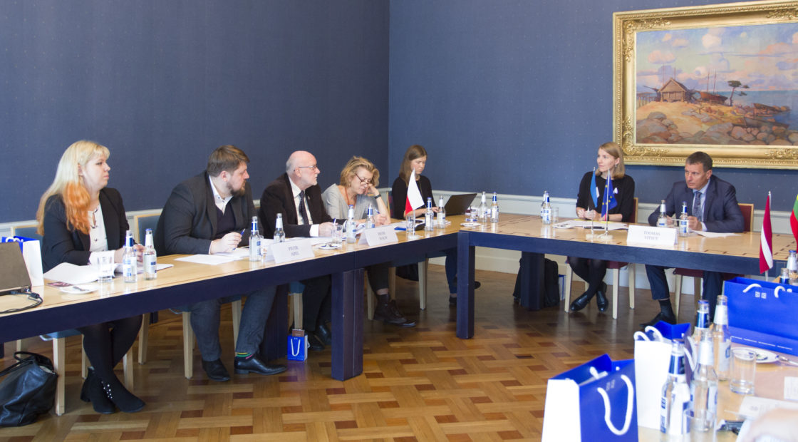 Euroopa Liidu asjade komisjoni esimees Toomas Vitsut võõrustad Läti, Leedu ja Poola kolleege