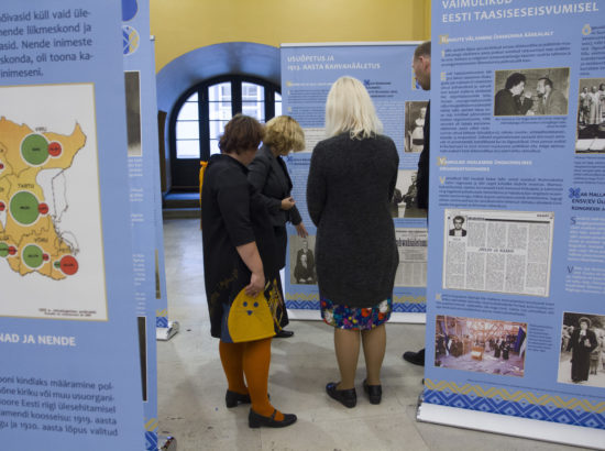 Näituse „Vaimulikud Eesti Vabariigi sünni ja taassünni juures“ avamine