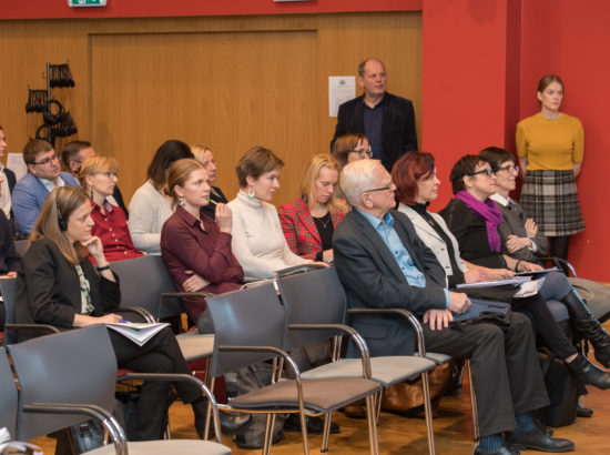 Riigikogu esimees Eiki Nestor ütles avasõnad foorumil Säästva Arengu Foorum 2018