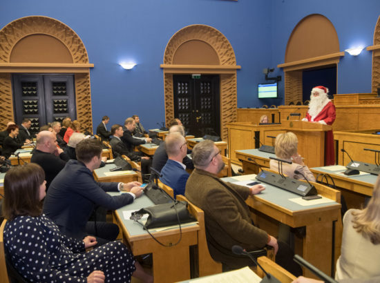 Täiskogu istung, jõuluvana külaskäik