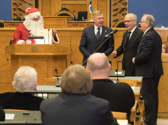 Täiskogu istung, jõuluvana külaskäik