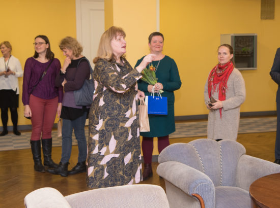 Tartu Ülikooli Viljandi Kultuuriakadeemia pärandtehnoloogia õppekava rahvusliku tekstiili eriala üliõpilaste tekinäituse avamine
