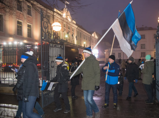 Eesti Vabariigi aastapäeva lipuheiskamise tseremoonia