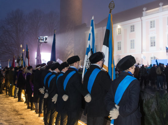 Eesti Vabariigi aastapäeva lipuheiskamise tseremoonia