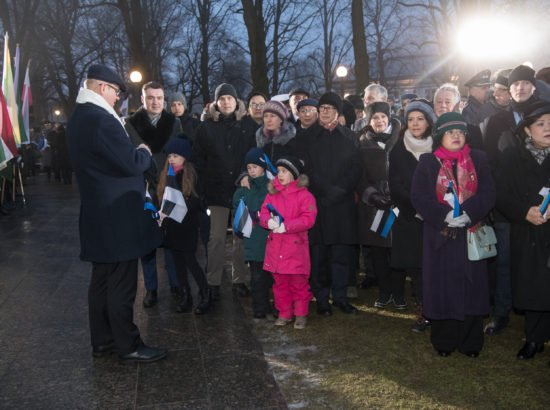 Eesti Vabariigi aastapäeva lipuheiskamise tseremoonia