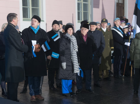 Eesti Vabariigi aastapäeva lipuheiskamise tseremoonia