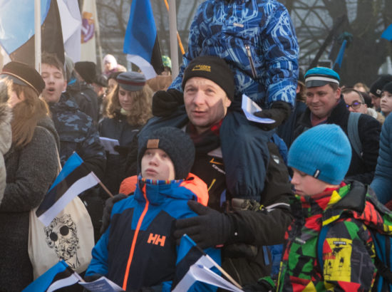 Eesti Vabariigi aastapäeva lipuheiskamise tseremoonia