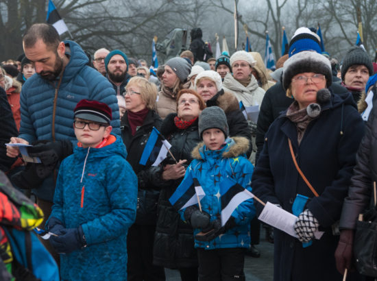 Eesti Vabariigi aastapäeva lipuheiskamise tseremoonia