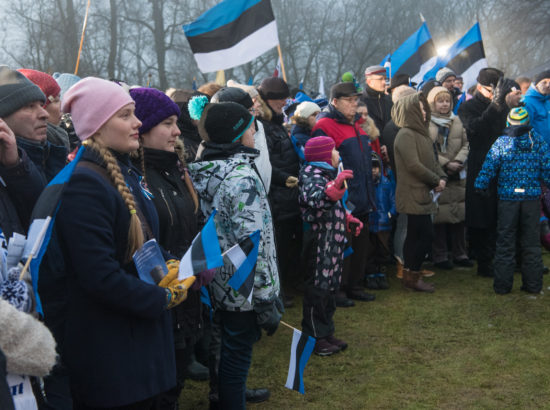 Eesti Vabariigi aastapäeva lipuheiskamise tseremoonia