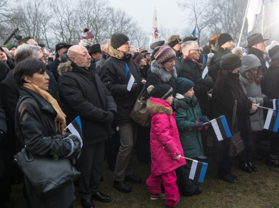 Eesti Vabariigi aastapäeva lipuheiskamise tseremoonia